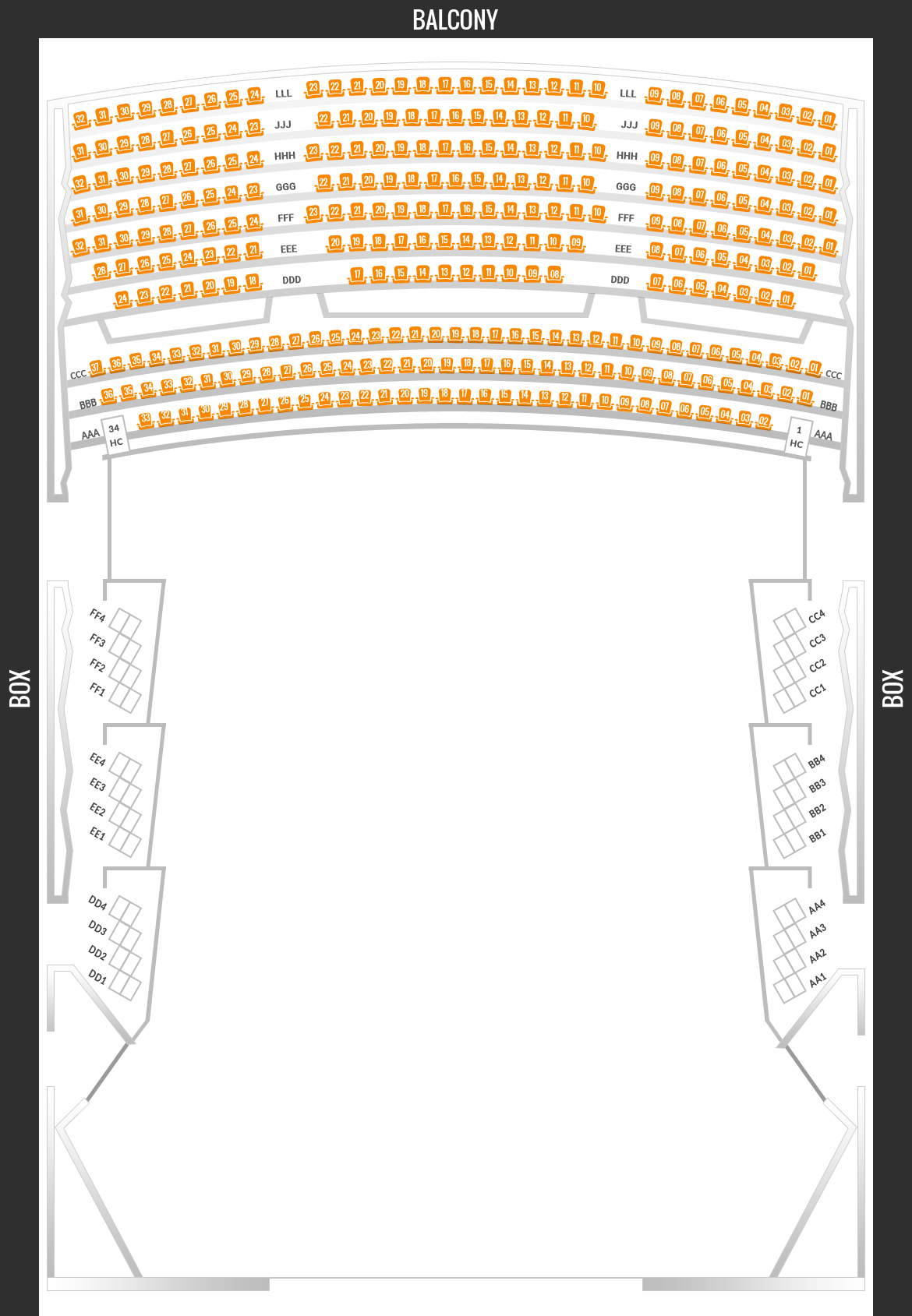 Balcony Seating