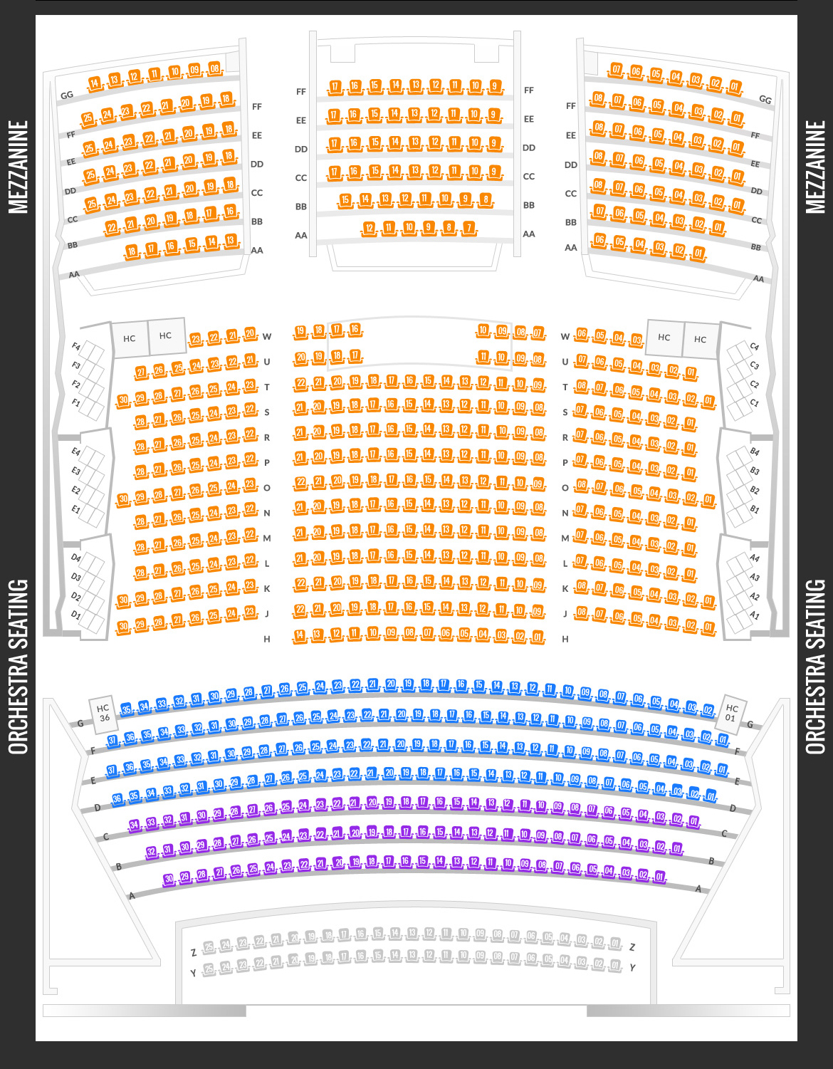 Del Lago Seating Chart With Seat Numbers